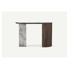 Mila Console Table Baroque Oak Right