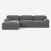 Quintin Wide 3 Seater Corner Sofa