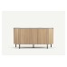 Mila Sideboard Three Doors Sandy Oak