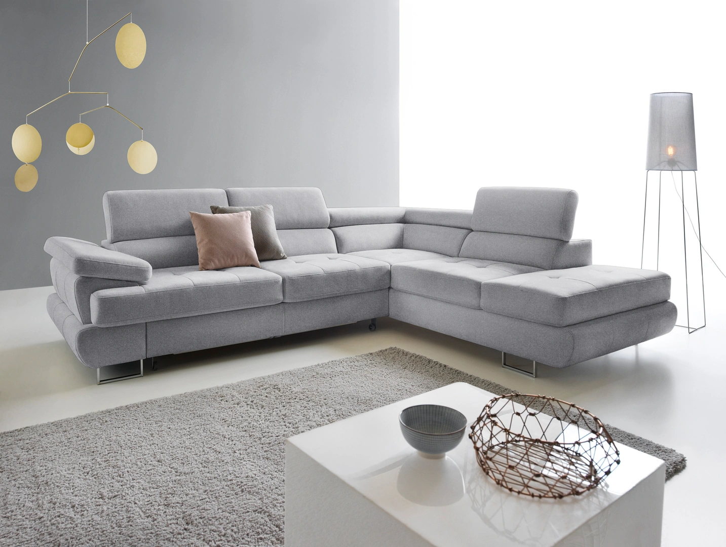 grey sofa bed 