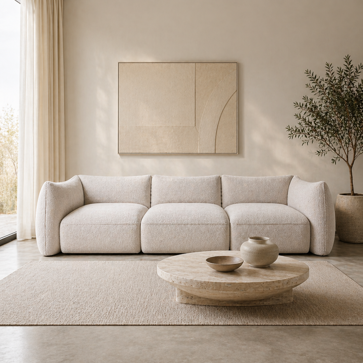 Cross-section of a Furniture Story sofa cushion