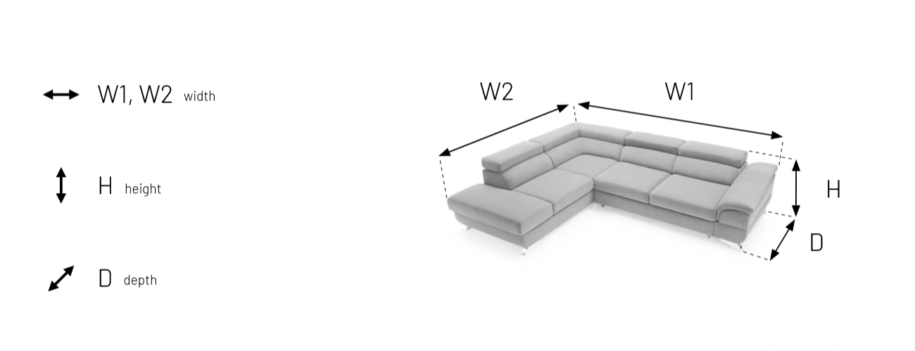 Lavos Corner Sofa Bed Left White
