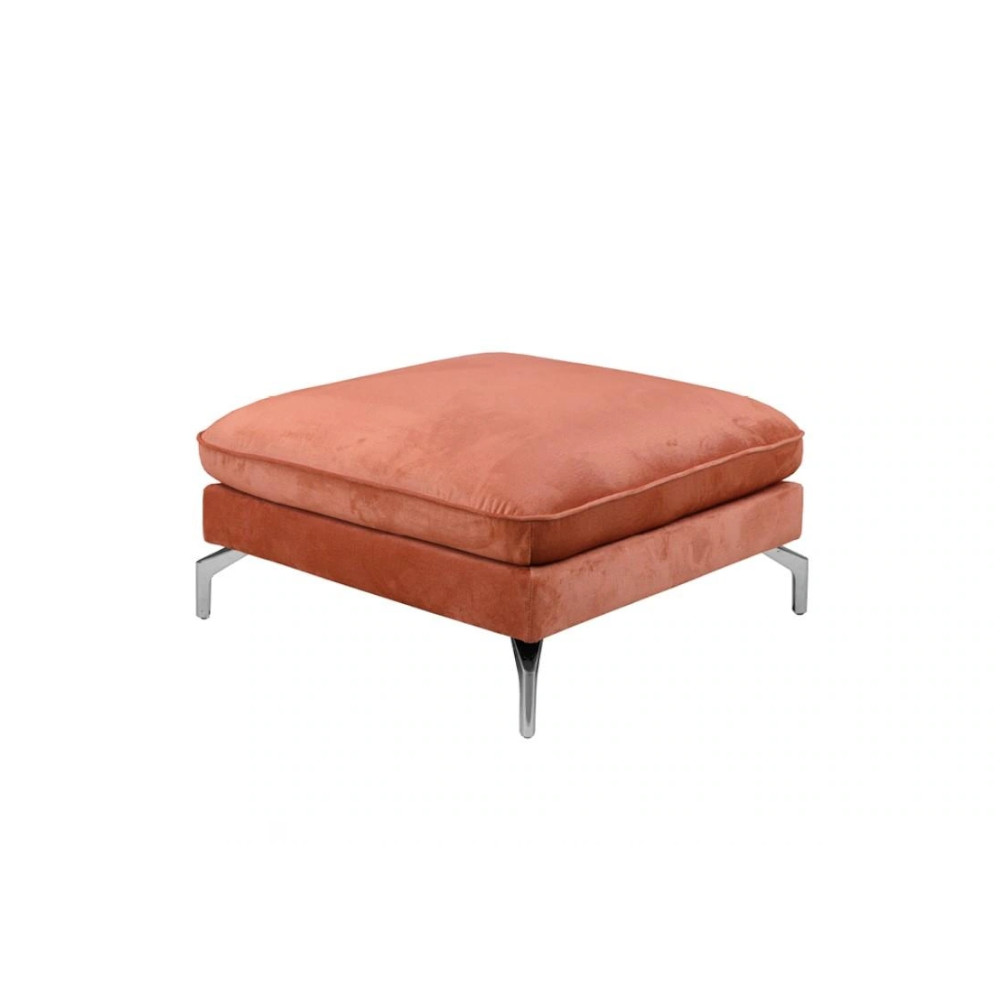Lavard Footstool Orange Velluto 33