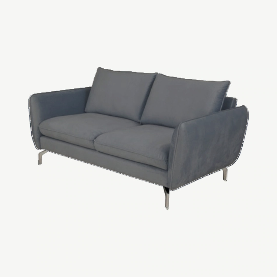 Lavard 2 Seater Sofa Grey Velluto 18