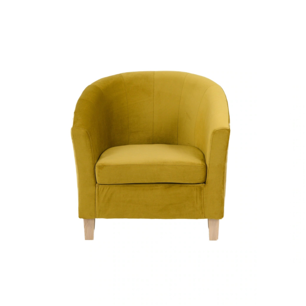 Tiffany Armchair Yellow Velluto 34