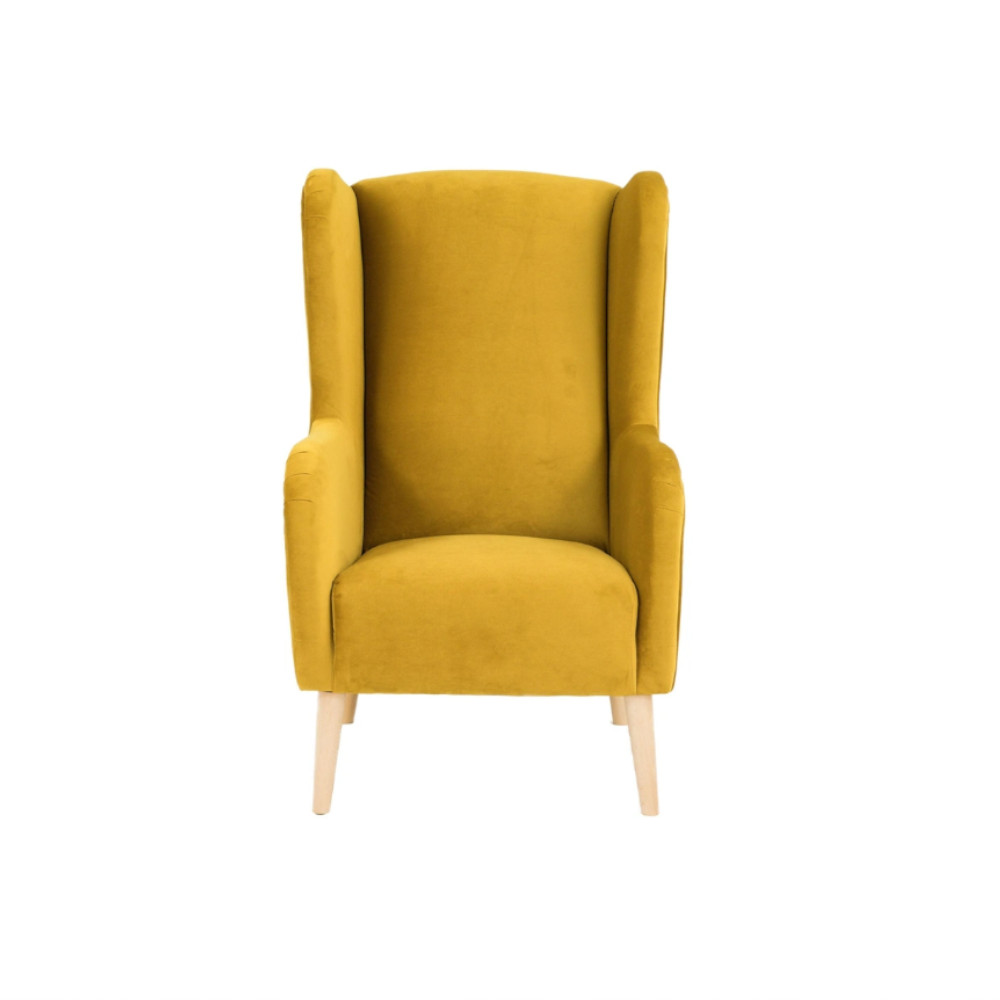 Veronica Armchair Amber Green Velluto 34