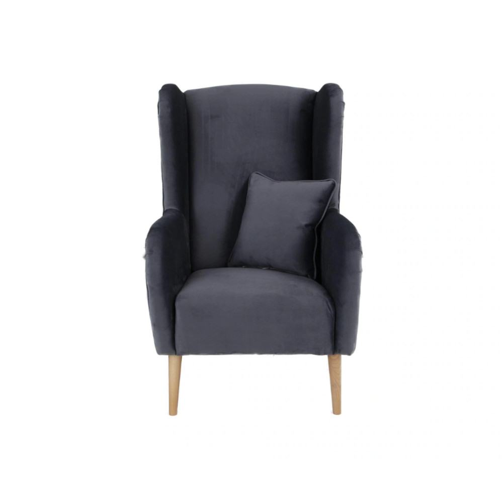 Veronica Armchair Grey Velluto 18