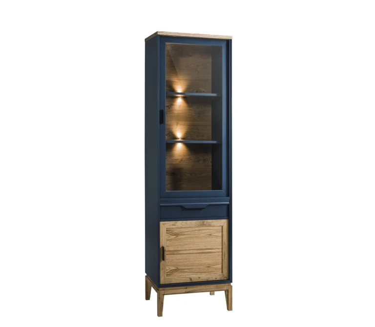 Granada 1 Door Left Display Cabinet Anthracite