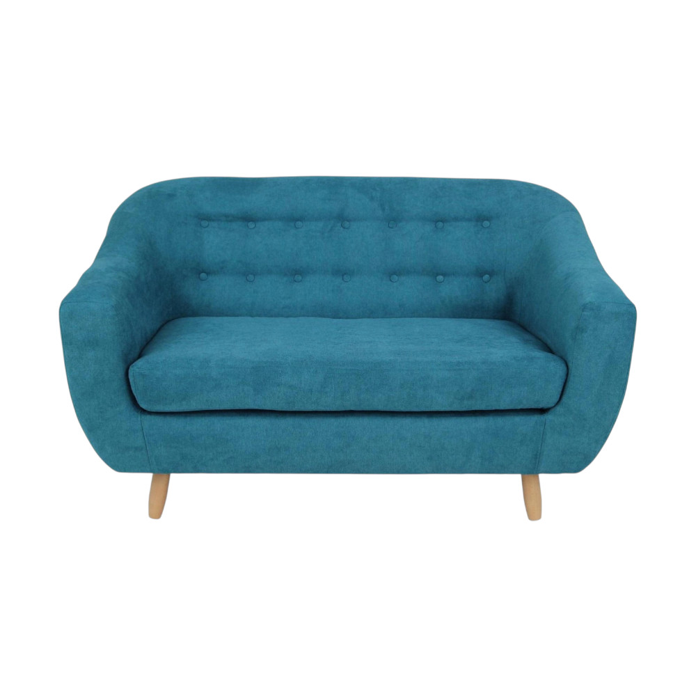 California 2 Seater Sofa Blue Soro 86