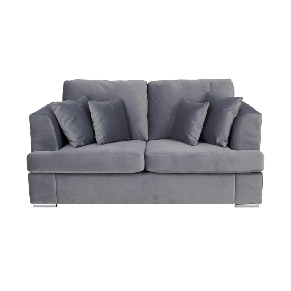 Freya 2 Seater Sofa Bed Grey Malia Dolphin