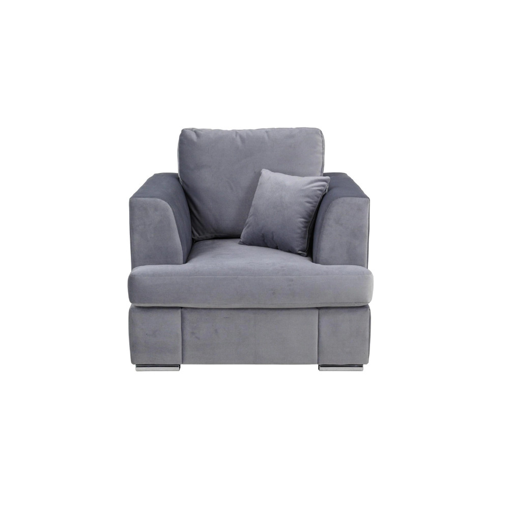 Freya Armchair Grey Malia Dolphin