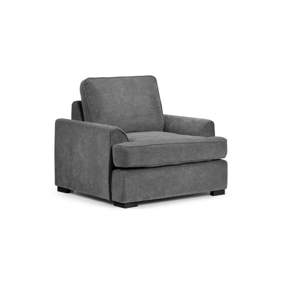 Funk Armchair Grey Kensington Charcoal