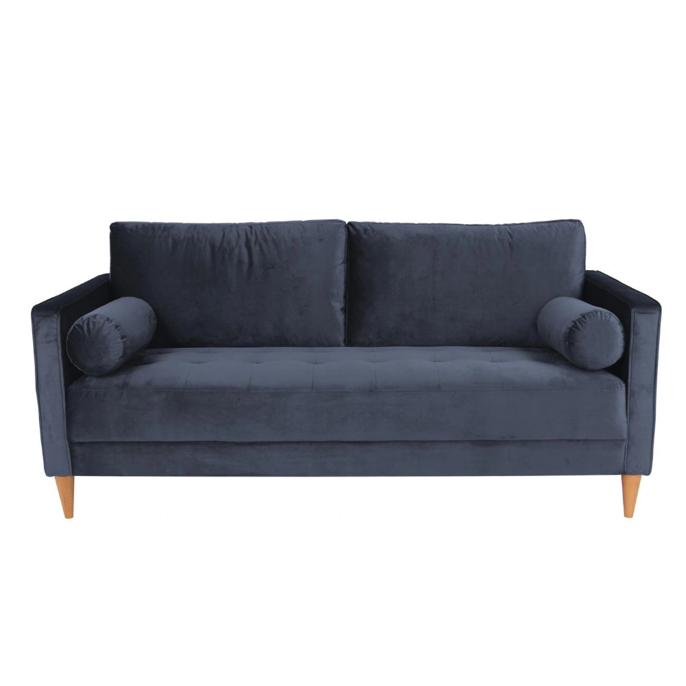 Harper 3 Seater Sofa Blue Velluto 11