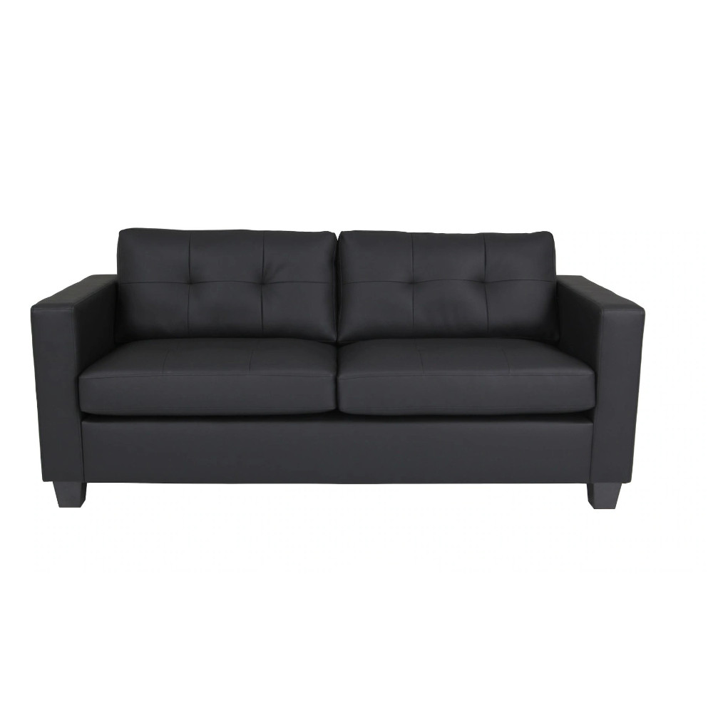 Jerry 3 Seater Sofa Black Soft 11
