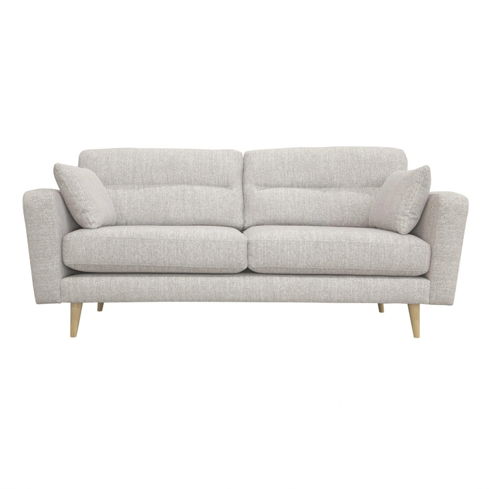 Zenith 3 Seater Sofa Lisbon Silver