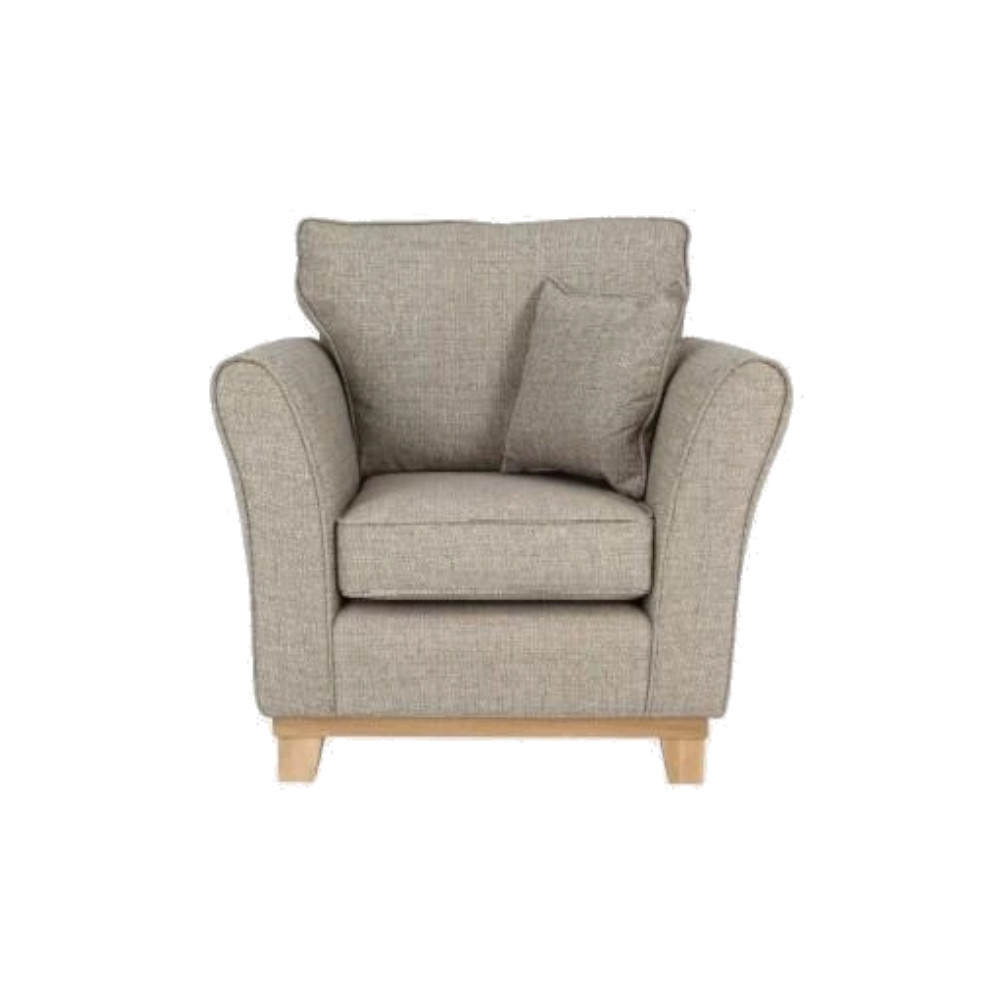 Delta Armchair Grey Lisbon Silver