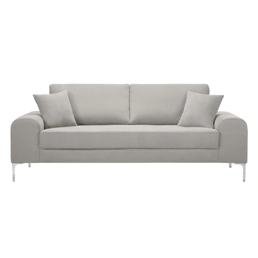 Russel 3 Seater Sofa Light Grey Soro 21