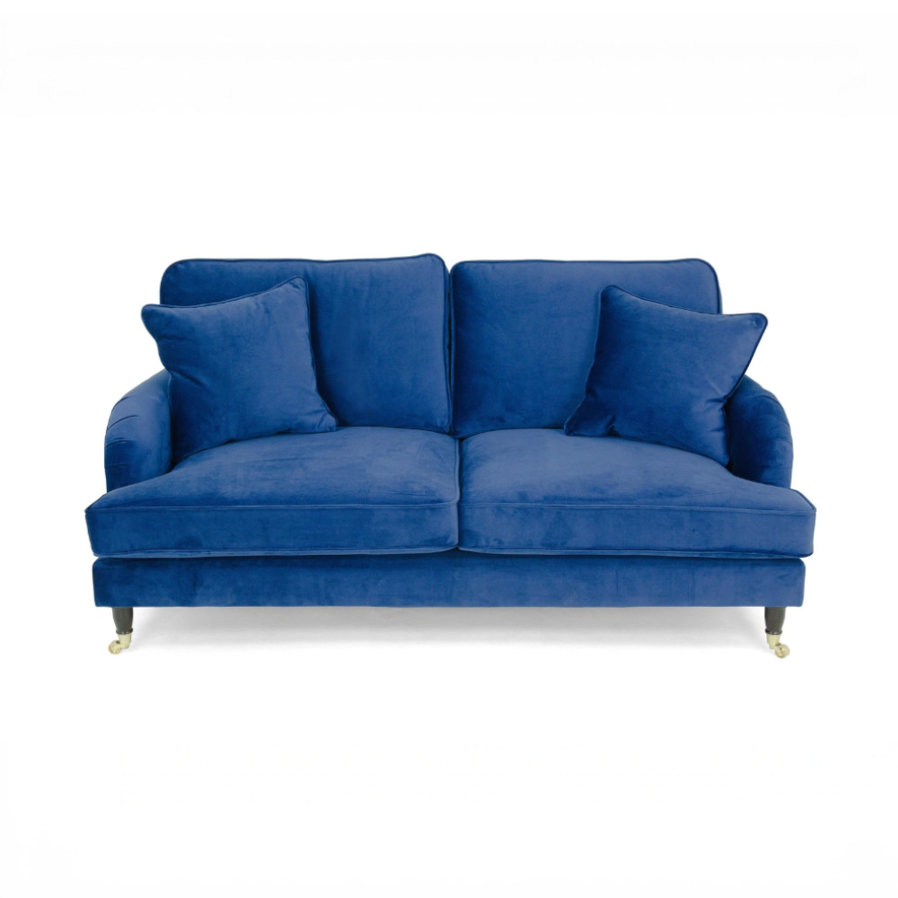 Rupert 3 Seater Sofa Blue Malia Marine