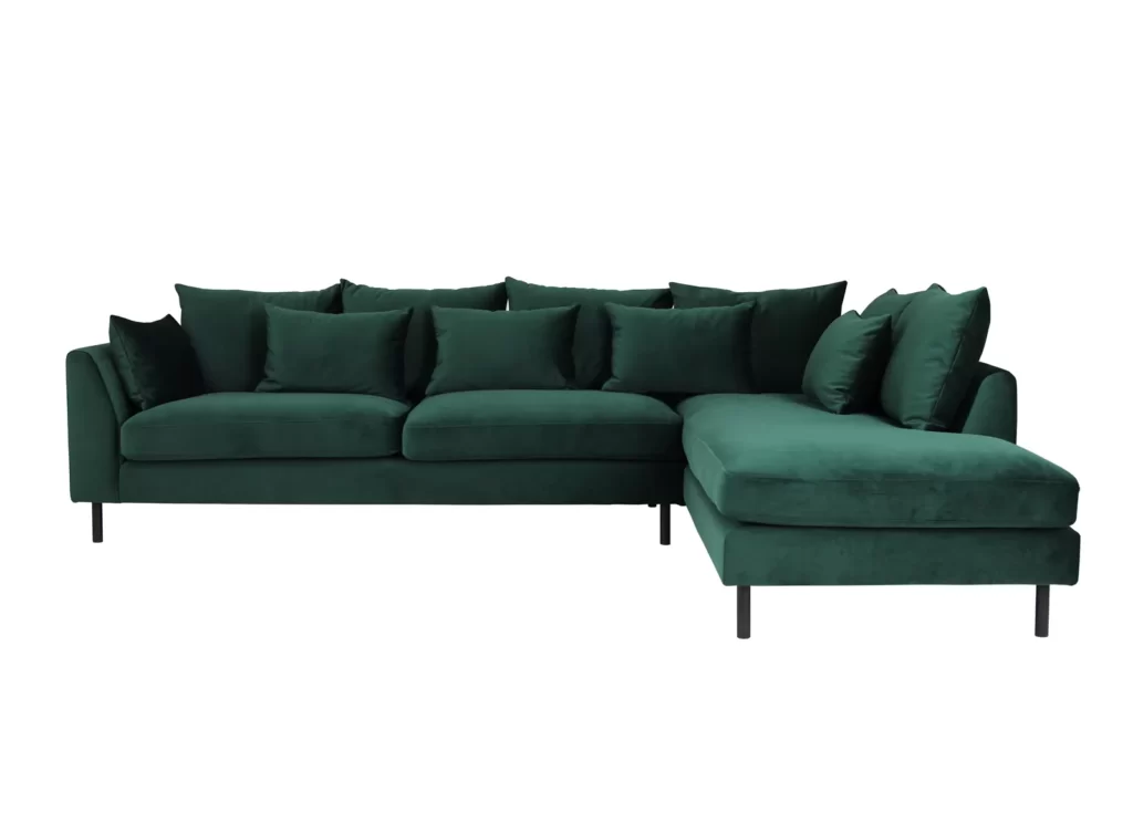 dark green sofa, modern green sofa UK, comfy green couch, contemporary living room furniture UK, stylish green sofa, green sectional sofa, British home decor, comfortable seating, interior design inspiration UK, dark green sofa models, affordable green sofas UK, best green sofas for every budget