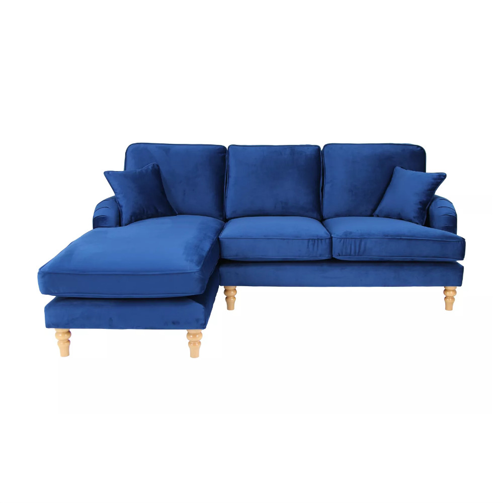 Rupert Corner Sofa Velluto 25 Navy Blue