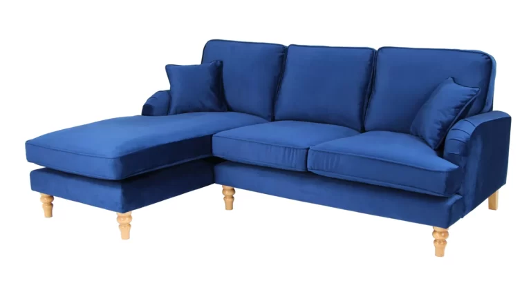 Rupert Corner Sofa Velluto 25 Navy Blue