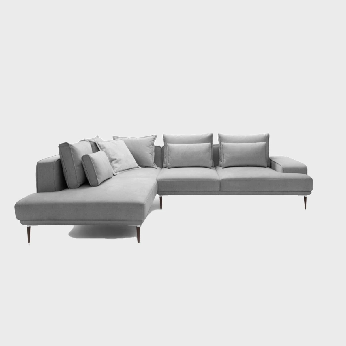 Livio Corner Sofa Bed Left Grey