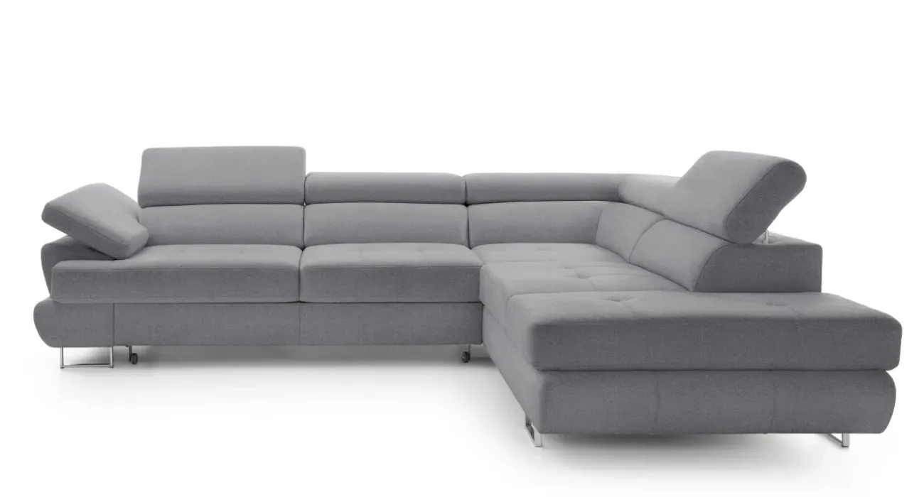 Luton Corner Sofa Bed Right Beige