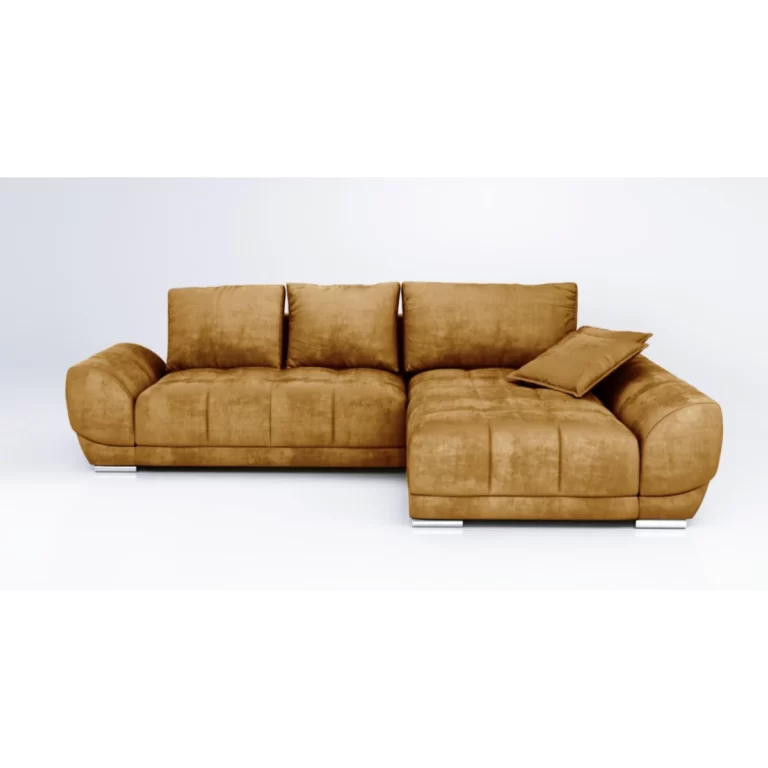 Violet Corner Sofa Bed Right Orange Monolith 48