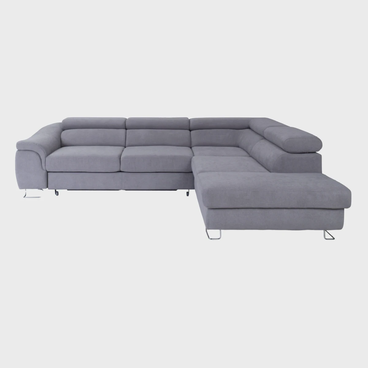Lavos Corner Sofa Bed Right Grey