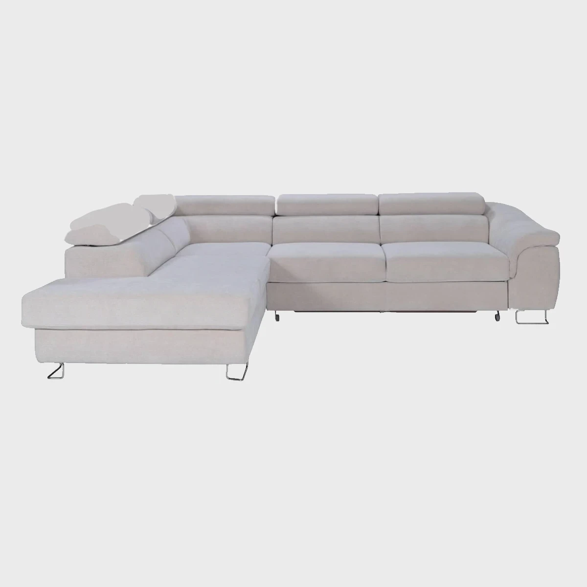 Lavos Corner Sofa Bed Left White