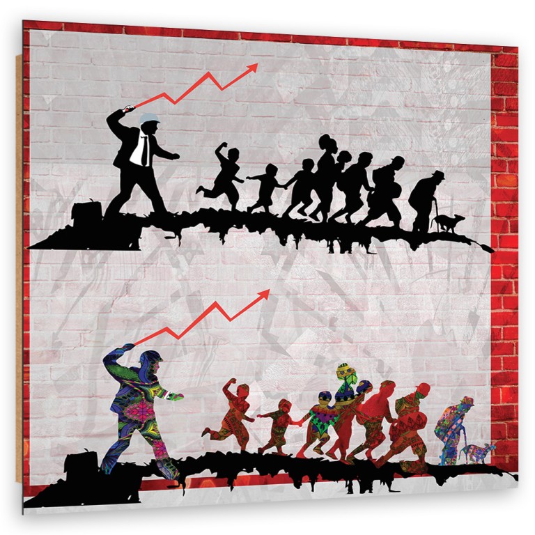 Deco panel print, Banksy The Whip