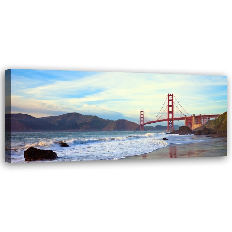 Canvas print, New York Golden Gate