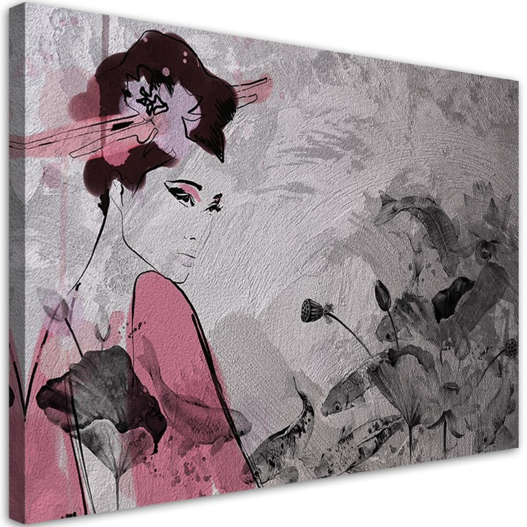 Canvas print, Japanese geisha