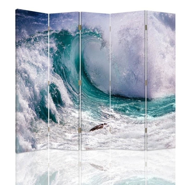 Room divider Double-sided, Stormy wave