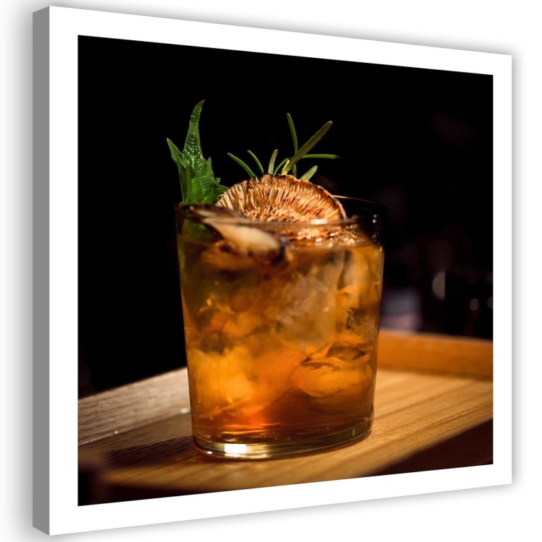 Canvas print, Drinks with ice