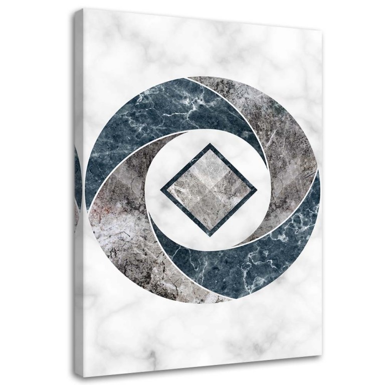 Canvas print, Abstract marble grey