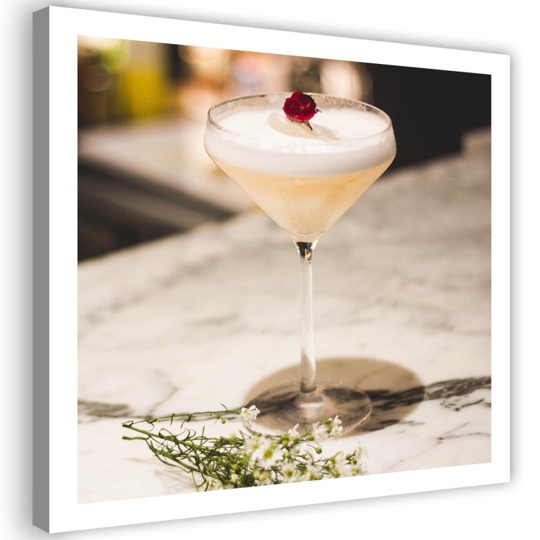 Canvas print, Drink with cherry