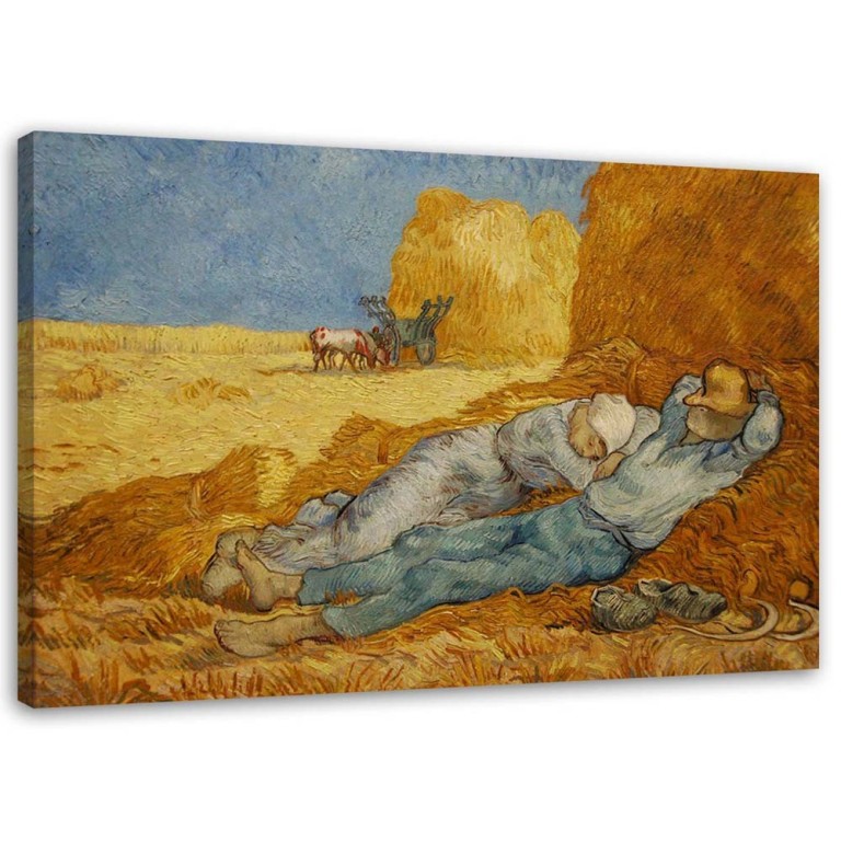 Canvas print, REPRODUCTION Siesta V. van Gogh