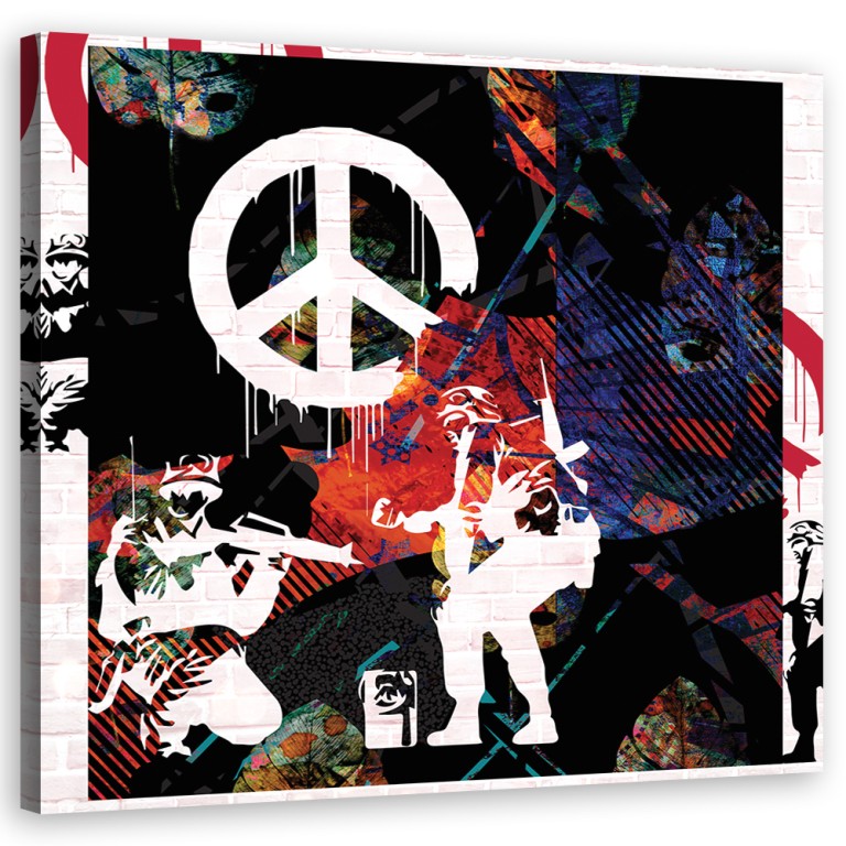 Canvas print, Banksy ��o��nierze CND