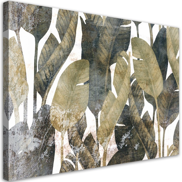 Canvas print, Banana leaves