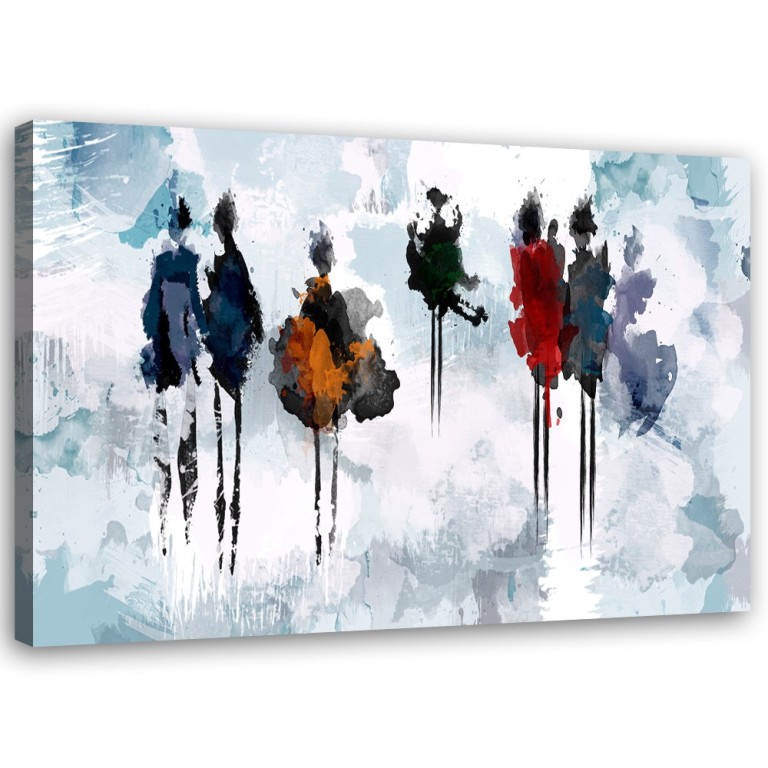 Canvas print, Abstract Women Painting