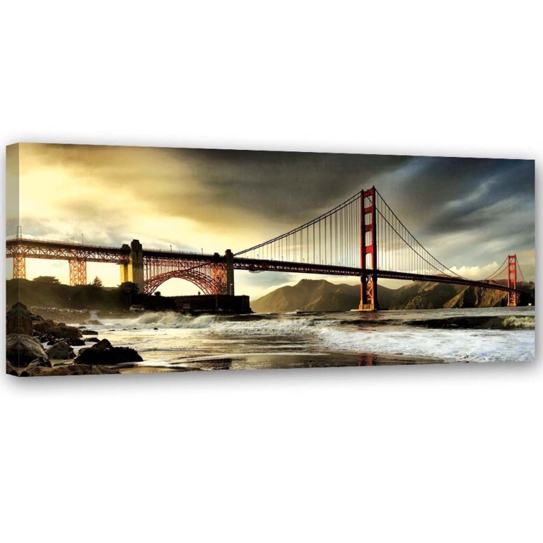 Canvas print, New York Brooklyn Bridge