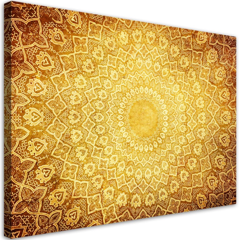 Canvas print, Gold mandala abstract