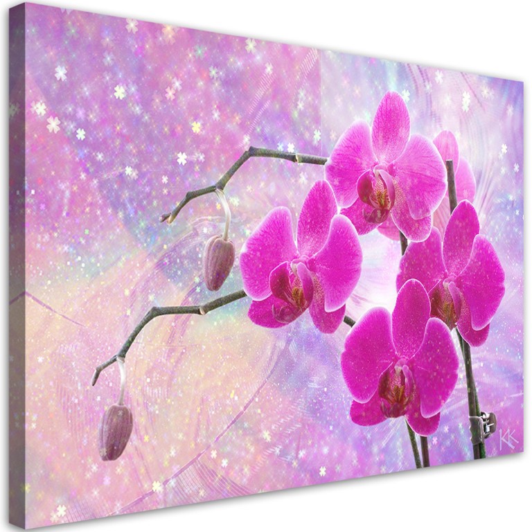 Canvas print, Orchid flower abstract