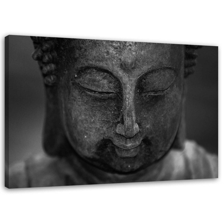 Canvas print, Head Meditating Buddha