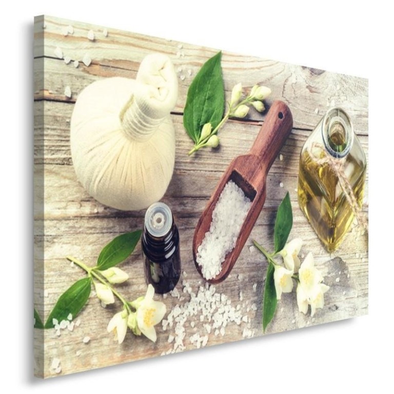 Canvas print, Spices Herbs Beige