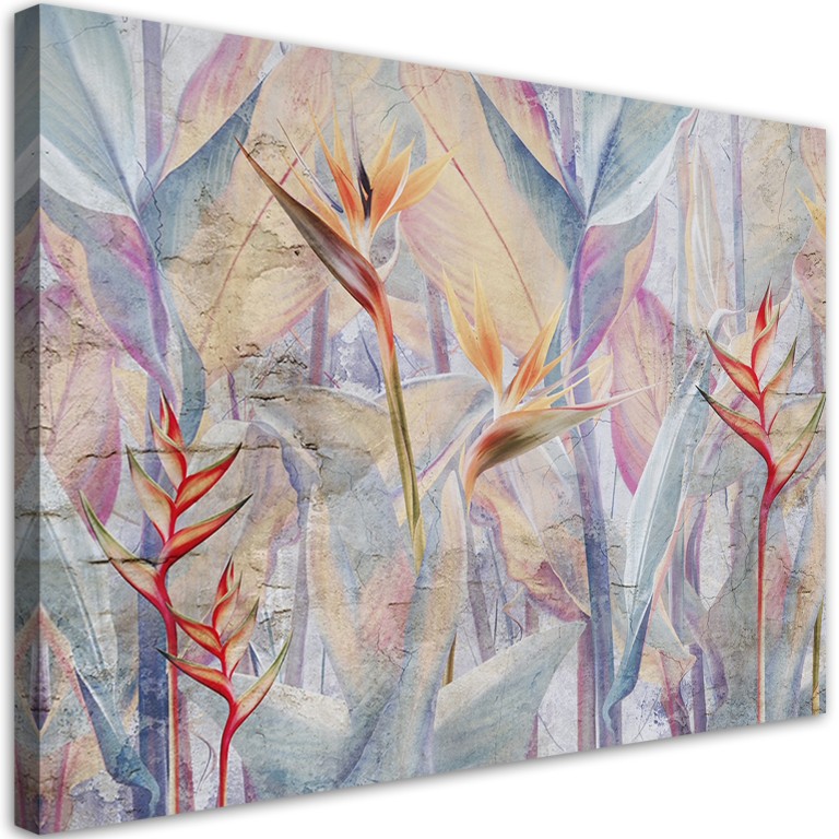 Canvas print, Pastel plants