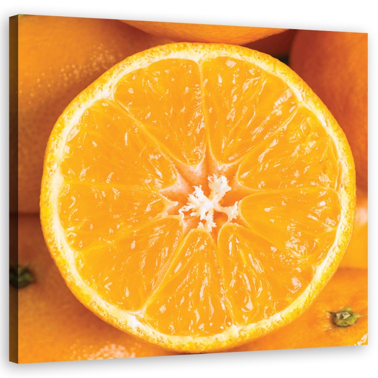 Canvas print, Orange macro