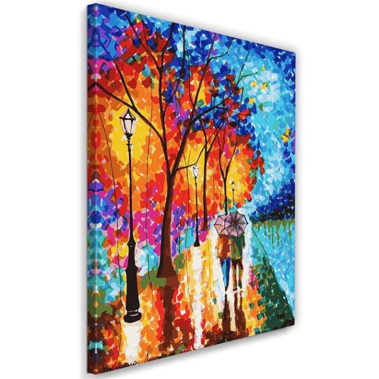 Canvas print, Autumn Trees Landscape