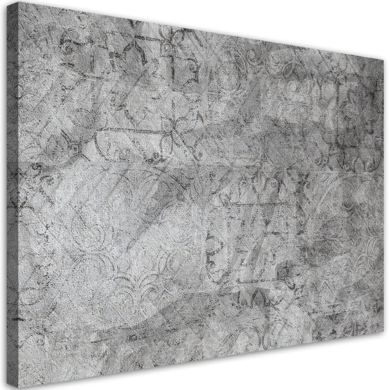 Canvas print, Grey pattern on concrete wall